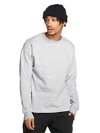 Bluzy męskie - Mister Tee Męska bluza Embossed NASA Worm Crewneck, szary, M - miniaturka - grafika 1