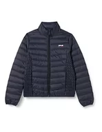 Kurtki damskie - Schott NYC Bakerwrs Damska kurtka puchowa Legere GARNIE Pióra Schott, NAVY, XL - miniaturka - grafika 1