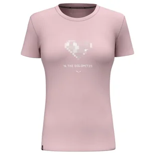 Salewa T-shirt damski Pure Heart Dry W - Koszulki i topy damskie - miniaturka - grafika 1