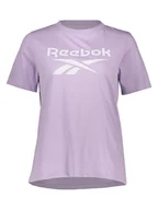 Koszulki i topy damskie - Reebok Koszulka w kolorze fioletowym - miniaturka - grafika 1