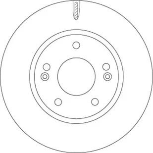 Tarcza hamulcowa TRW DF6936 - Tarcze hamulcowe - miniaturka - grafika 1