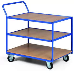 Warsztatowy wózek półkowy - Wózki magazynowe - miniaturka - grafika 3