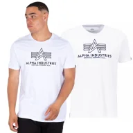 Odzież taktyczna i umundurowanie - Koszulka Alpha Industries Basic T Embroidery 118505 09 - Biała XL - miniaturka - grafika 1