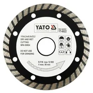 Tarcze do pił - Yato tarcza tnąca TURBO 115mm - 6022 (YT-6022) - miniaturka - grafika 1