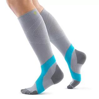 Pończochy - Bauerfeind Sportowe pończochy uciskowe"Sports Compression Socks Ball & Racket", 1 para skarpet sportowych unisex do sportów piłkowych, podkolanówki - grafika 1