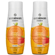 Syropy i koncentraty owocowe - 2x SYROP SODASTREAM POMARAŃCZA MANGO BEZ CUKRU SOK DO WODY 9L NAPOJU - miniaturka - grafika 1
