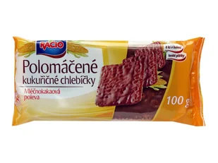 Chleb kukurydziany z polewą kakaową 100g - Racio - Pieczywo chrupkie - miniaturka - grafika 1