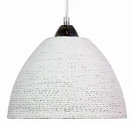 Lampy sufitowe - Candellux BRAID LAMPA WISZĄCA 230 1X60W E27 BIAŁY - miniaturka - grafika 1