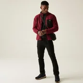 Bluzy męskie - Regatta Polar męski rozsuwany Frankie Burgundowy, Rozmiar: 5XL - miniaturka - grafika 1