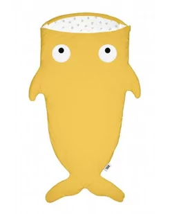 Baby Bites Śpiworek dla dorosłych Shark Chicks Yellow Mustard - Śpiworki dla dzieci - miniaturka - grafika 1