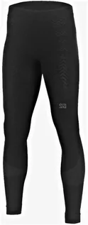 Pozostała odzież narciarska - Gatta Active, Legginsy męskie, Thermo Ultra Motto, czarny, rozmiar XL - grafika 1