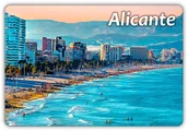 Magnesy - ALICANTE - Hiszpania - Plaża Panorama - Magnes na lodówkę - miniaturka - grafika 1