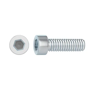 Standers Śruba łeb sześciokątny 4 mm stal ocynk 8 x 50 mm 4 szt. - Śruby i nakrętki - miniaturka - grafika 1