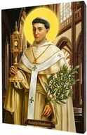 Ikony i obrazy sakralne - Święty Norbert - obraz na desce lipowej - miniaturka - grafika 1