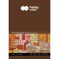 Szkolne artykuły papiernicze - Happy Color Blok rysunkowy ECO, ART, biały, A3, 150g, 25 arkuszy - miniaturka - grafika 1