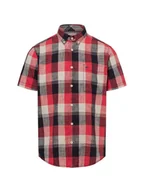Koszule męskie - Camel Active Męska koszula casual Mężczyźni Regular Fit Bawełna czerwony|niebieski|beżowy w kratkę, XL - miniaturka - grafika 1