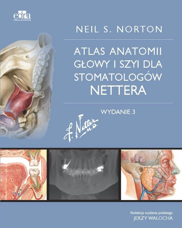 Atlas anatomii głowy i szyi dla stomatologów Nettera N.S Norton