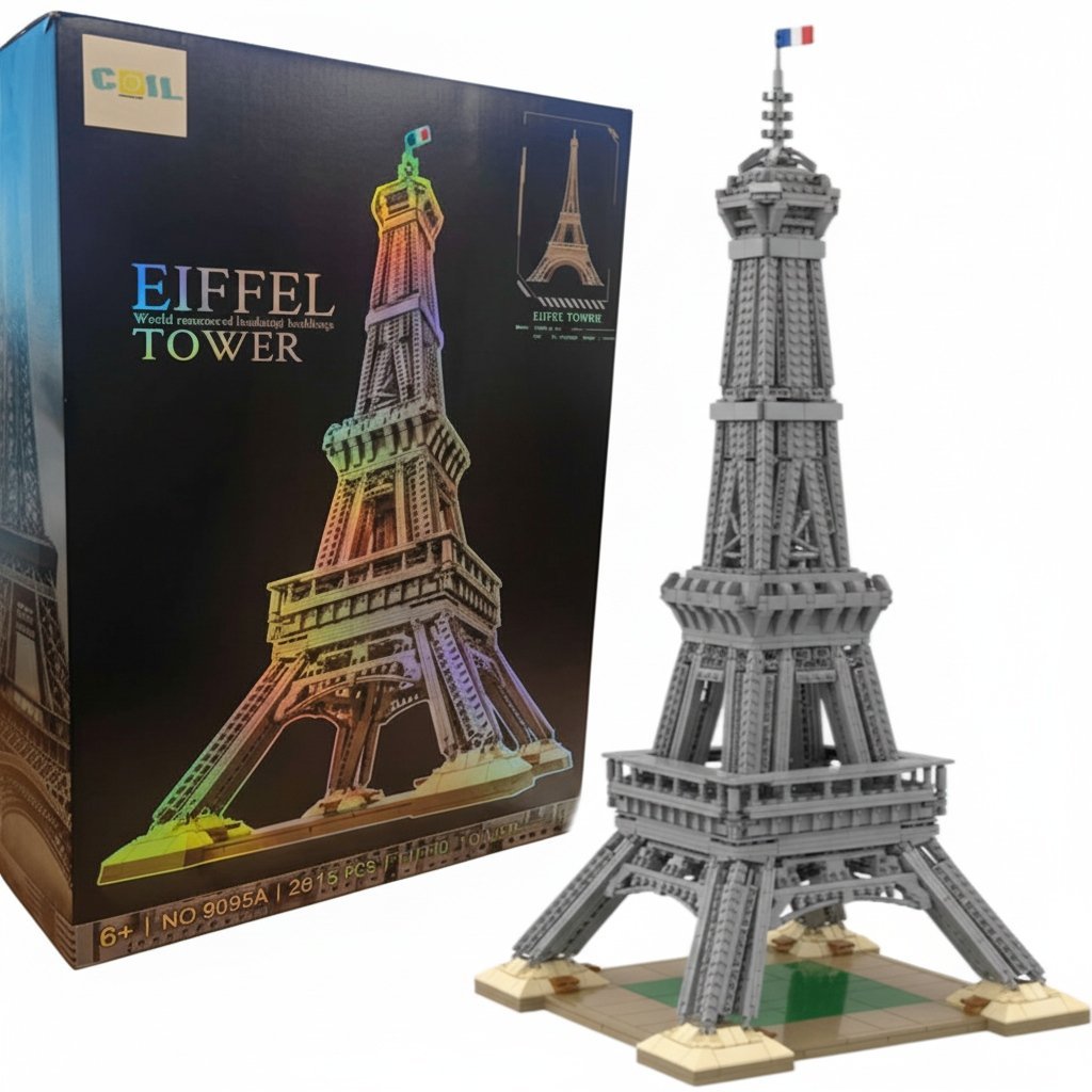 COIL Klocki konstrukcyjne wieża eiffla 3097 el. elementów