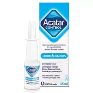 Przeziębienie i grypa - Acatar Control 0,5mg/ml aerozol do nosa 15ml - miniaturka - grafika 1