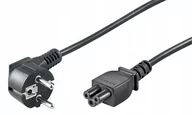 Kable komputerowe i do monitorów - Kabel zasilający MicroConnect Power Cord Notebook 0,5m Black PE010805 - miniaturka - grafika 1