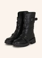 Kozaki damskie - Steve Madden Botki Motocyklowe Devlin schwarz - miniaturka - grafika 1