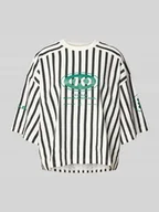Koszulki i topy damskie - T-shirt o kroju oversized z nadrukami z motywem - miniaturka - grafika 1
