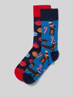 Skarpetki męskie - Skarpety z prążkowanym wykończeniem - miniaturka - grafika 1