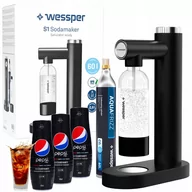 Saturatory - Saturator do wody syfon Wessper + Syrop Sodastream Pepsi max bez cukru free - miniaturka - grafika 1