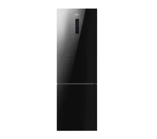 Lodówka Amica FK3356.4GBDFD Pełny No Frost 185,5cm Czarne szkło - Lodówki - miniaturka - grafika 1