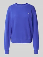 Bluzy damskie - Bluza z wyhaftowanym logo - miniaturka - grafika 1
