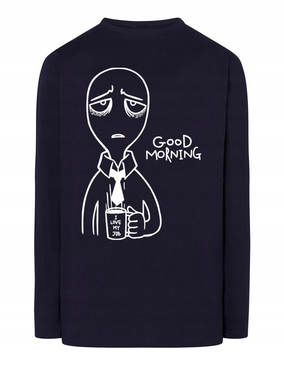 Longsleeve nadruk Smutny Poniedziałek Sarkazm S