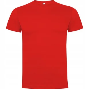 Koszulka Męska Bawełniana T-shirt JAKOŚĆ Roly Dogo PREMIUM CA6502 RED XL - Koszulki męskie - miniaturka - grafika 1