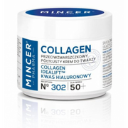 Kremy do twarzy - Mincer Pharma Collagen 50+ krem półtłusty przeciwzmarszczkowy  50 ml - miniaturka - grafika 1