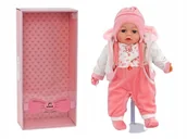 Lalki dla dziewczynek - Duża Lalka Bobas Interaktywna Śpiewa Mówi Pl 45CM - miniaturka - grafika 1