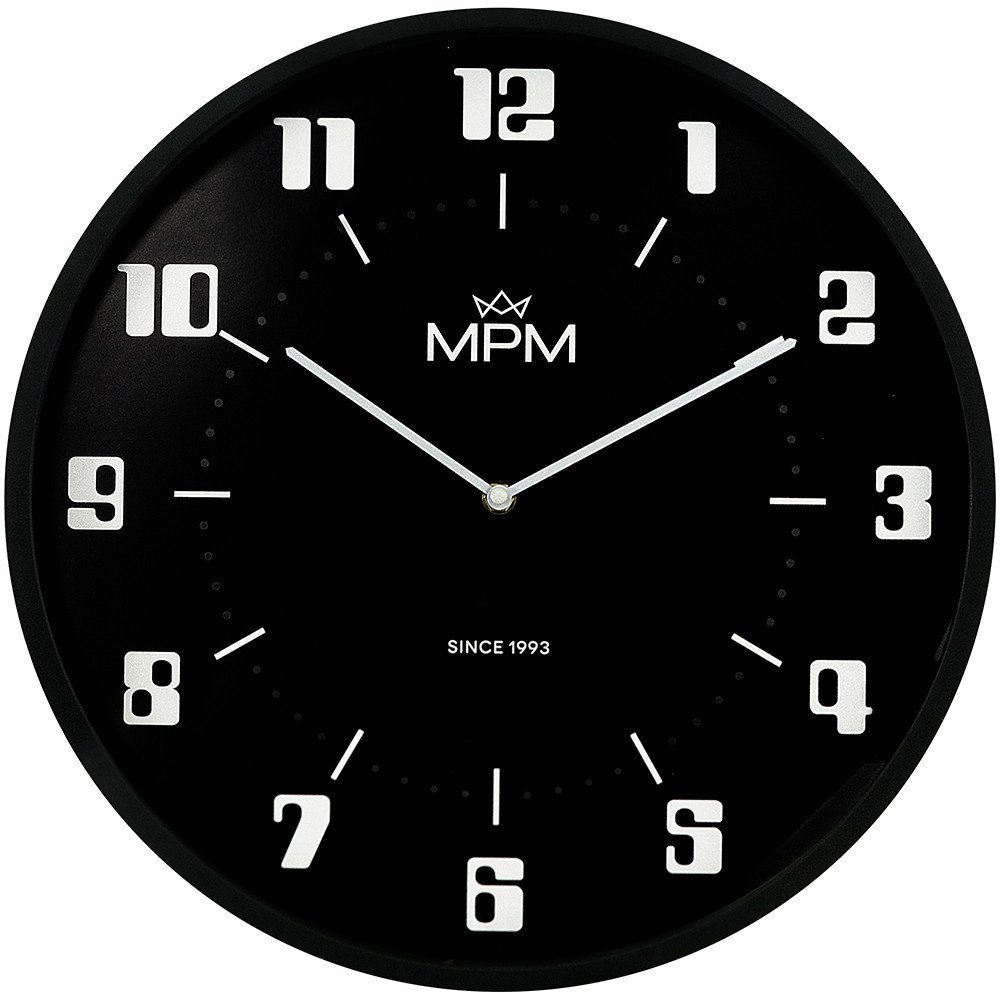 MPM Zegar ścienny E01.4206.90 cichy 40 cm