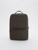 Plecaki - Reserved - Plecak z uchwytem - ciemnobrązowy - miniaturka - grafika 1