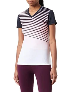 FILA Ribera damska koszulka, Bright White-Black Beauty, XL - Koszulki i topy damskie - miniaturka - grafika 1