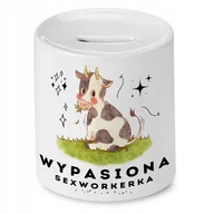 Skarbonki - Dla Sexworkerki Skarbonka na Urodziny Na Prezent z Nadrukiem ze Zdjęciem + Opakowanie na prezent (wzór 02) - miniaturka - grafika 1