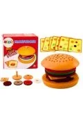 Zabawy w naśladowanie dorosłych - Hamburger drewniany 8el z przepisami - miniaturka - grafika 1