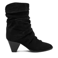 Botki damskie - Kozaki Badura EO-APRIL-25FW218 Czarny - miniaturka - grafika 1