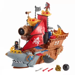 Fisher Price Fisher-Price Imx Rekin Statek Piratcki Dhh61 Wb4 - Zabawki interaktywne dla dzieci - miniaturka - grafika 2