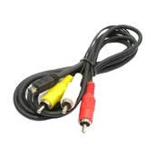 Kable - Kabel USB 2.0 wtyk miniUSB (foto Philips) - 3 wtyki RCA (cinch) 1.8m - miniaturka - grafika 1