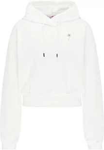 ocy Damska bluza z kapturem 82733618, biała wełna, L, biały (wollweiss), L - Bluzy damskie - miniaturka - grafika 1
