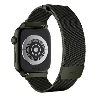 UNIQ pasek Dante Apple Watch Series 4/5/6/7/SE 42/44/45mm. Stainless Steel zielony/green - Akcesoria do smartwatchy - miniaturka - grafika 2