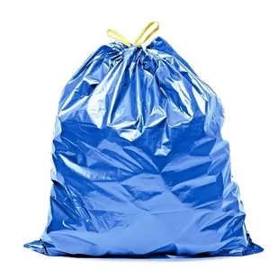 Worki na śmieci z taśmą ściągającą niebieskie 25 mik, 35 l, 15 szt. - Worki na śmieci - miniaturka - grafika 1
