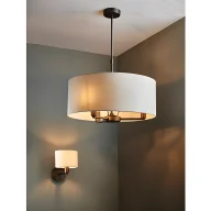 Lampy sufitowe - Lampa wisząca Daley - Endon Lighting - ciemny brąz - miniaturka - grafika 1