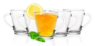 Herbata - Kpl 6x Kubek Szklany Z Uchem, Kawa Herbata 200ml - miniaturka - grafika 1