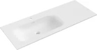 Umywalki - Mexen Vela umywalka wpuszczana w blat lewa 121 x 46,5 cm, biała mat - 25231201L - miniaturka - grafika 1