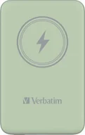 Powerbanki - Verbatim Charge 'n' Go 10000mAh Wireless Magnetic zielony - miniaturka - grafika 1