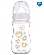 Butelki dla niemowląt - Canpol babies EasyStart Newborn Baby, Butelka antykolkowa, 240 ml, Serduszka - miniaturka - grafika 1